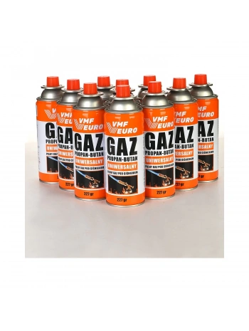 Remtaş Vmf Eurogaz Kamp Ocak Gazı Valfli Kartuş 227gr - 10 Adet