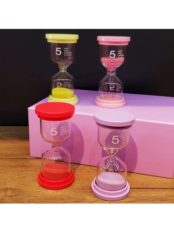 Renkli 5 Dakikalık Kum Saati