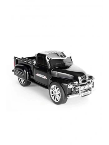 Şarjlı Nostaljik Çalar Kamyon Bluetooth Fm Radyo Tf Mp3 Siyah