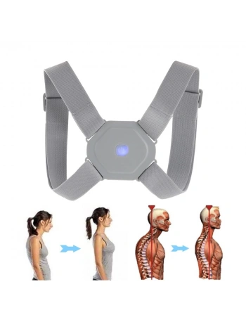 Sensörlü Dik Duruş Korsesi Şarjlı Titreşimli