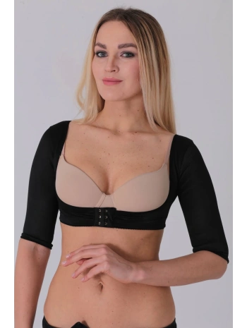 Siyah Kadın Kol Ve Sırt Toparlayıcı Korse - 796