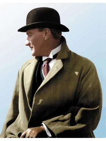 Siyah Renk Atatürk Şapkası