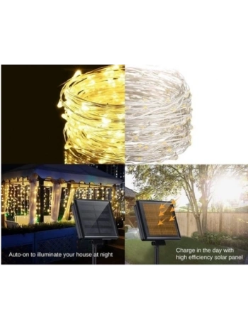 Solar Peri Led 20m 200 Led Gün Işığı