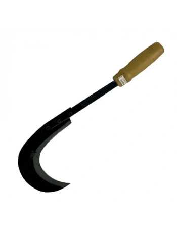 Sürmene Kırmızı Plastik Saplı Orak 43 Cm - Buğday Hasadı