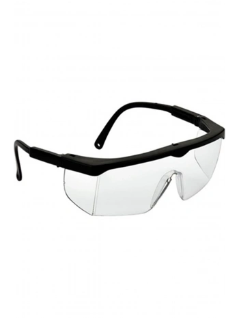 Tam Korumalı Şeffaf Ayarlı Çapak Laboratuvar Gözlüğü