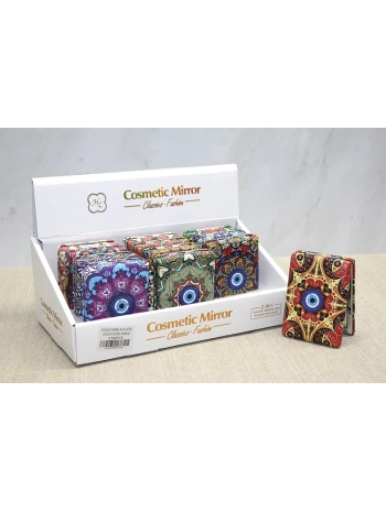 Taşlı El Aynası Dikdörtgen Kalın Alk3739