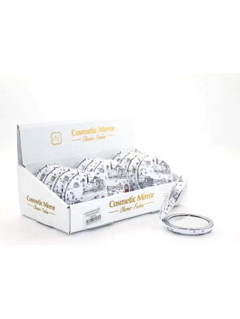 Taşlı İstanbul Tasarımı El Aynası Kalın Alk2494