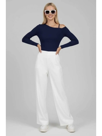 Tek Omuz İpli Bluz Lacivert T4328