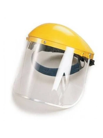 Tırpan Maskesi, Yüz Siperi - Şeffaf Camlı, Göz Ve Alın Korumalı