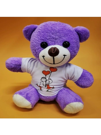 Tişörtlü Peluş Oyuncak Ayı
