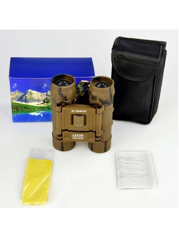 Trtasco 12x25 El Dürbünü 1000m/56m  Geniş Görüş Alanlı Kamuflaj