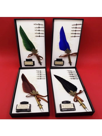 Tüylü Divit Kalem Seti