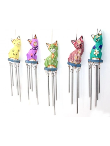 Üstü Ahşap Altı Metal Rüzgar Çanı Namı-1