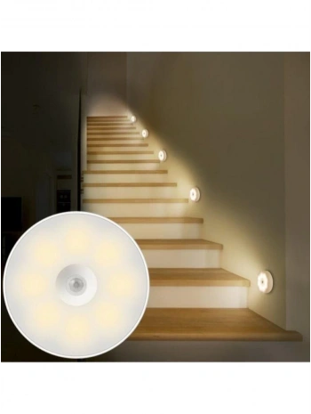 V-009 Hareket Sensörlü Usb Şarjlı Led Işık Lamba-oda, Mutfak, Salon Ve Merdiven Işıklandırma