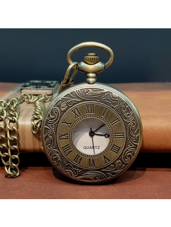 Vintage Tasarım Köstekli Saat