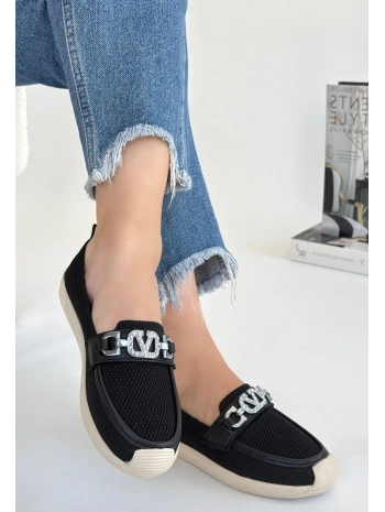 Wata Siyah Triko Babet Ayakkabı