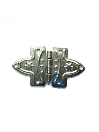 Yonca Menteşe - Küçük 17x32 Mm, Nikel, 100 Adet