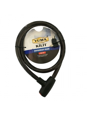 Yuma Ym-746 150 Cm 20 Mm Bisiklet / Motorsiklet Kilidi