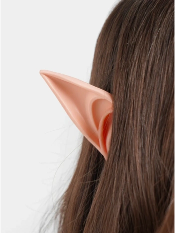 Yumuşak Malzemeden İmal Lateks Elf Kulağı 1 Çift 10x5 Cm