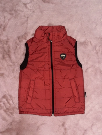 3-8 yaş cepli şişme yelek erken çocuk bordo