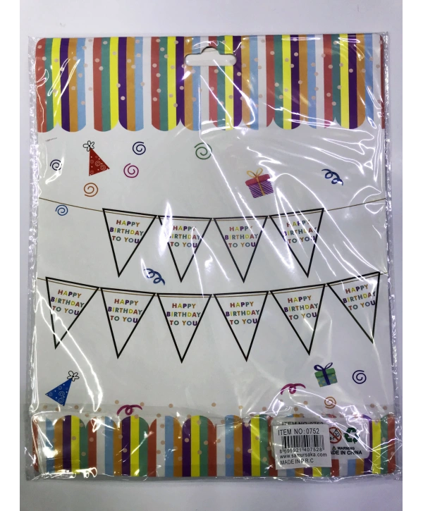 Happy Birthday To You Flama Bayrak Süs