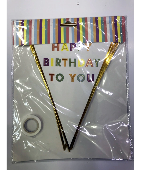 Happy Birthday To You Flama Bayrak Süs