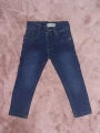 2-7 yaş arası erkek çocuk jeans pantolon dar paça mavi