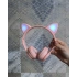 Kedi Kulaklı Kablosuz Pembe Kulaklık