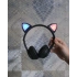 Kedi Kulaklı Kablosuz Siyah Kulaklık