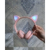 Kedi Kulaklı Kablosuz Pembe Kulaklık