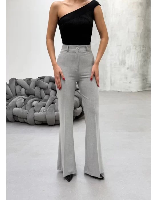 230 Gr Poly Viscose Full Lycra İspanyol Paça Pantolon