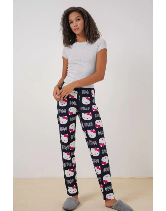 4323 Desenli Pijama Altı - A.Lacivert