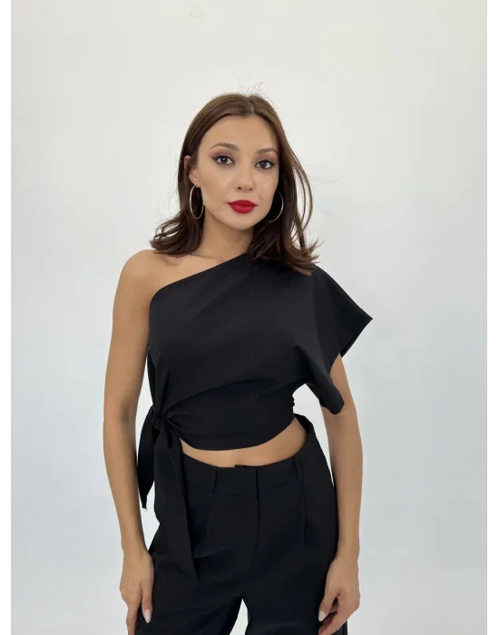 4643 BLUZ-SİYAH