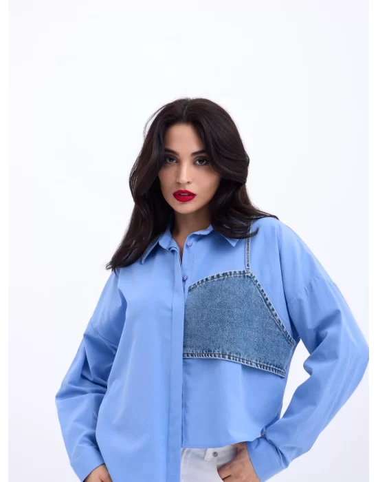 5419 GÖMLEK-KOYU MAVİ