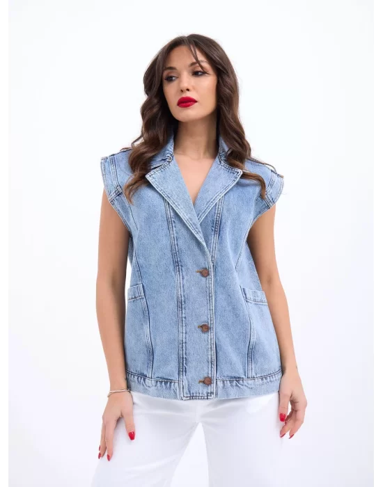 5751 KOT YELEK-MAVİ
