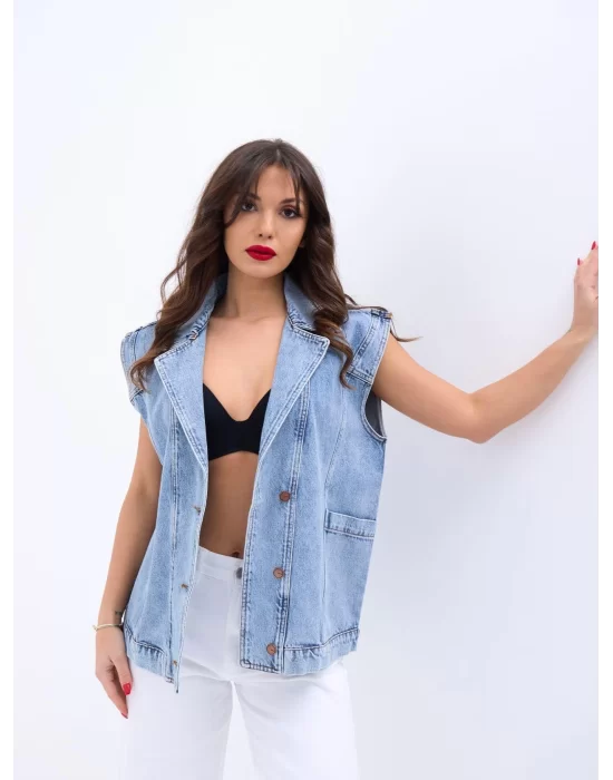 5751 KOT YELEK-MAVİ