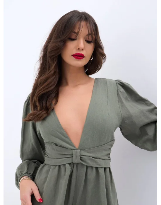 6528 TULUM ELBİSE-HAKİ