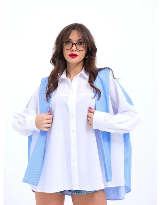 6749 GÖMLEK-DALLAS ÇİZGİLİ