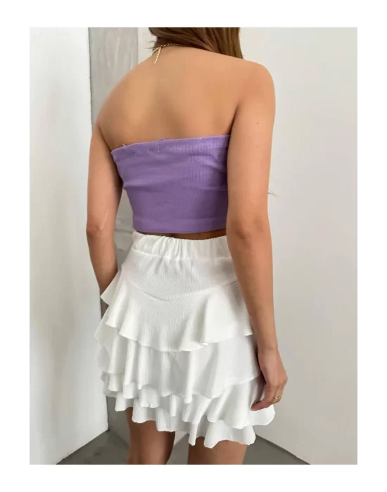 Fırfırlı Mini Etek - Şık ve Trend Parça