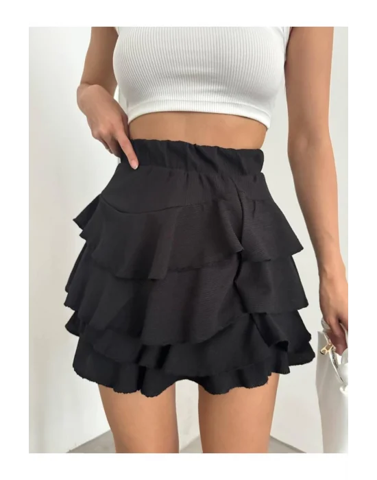 Fırfırlı Mini Etek - Şık ve Trend Parça