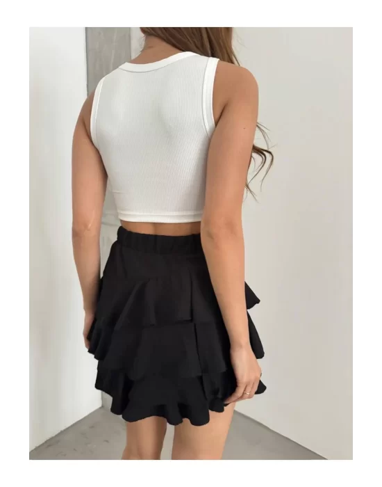 Fırfırlı Mini Etek - Şık ve Trend Parça
