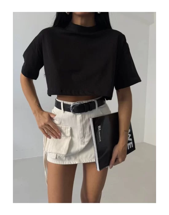 Basic Oversize Crop T-Shirt