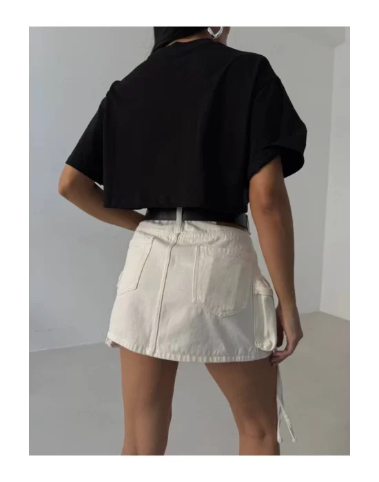 Basic Oversize Crop T-Shirt