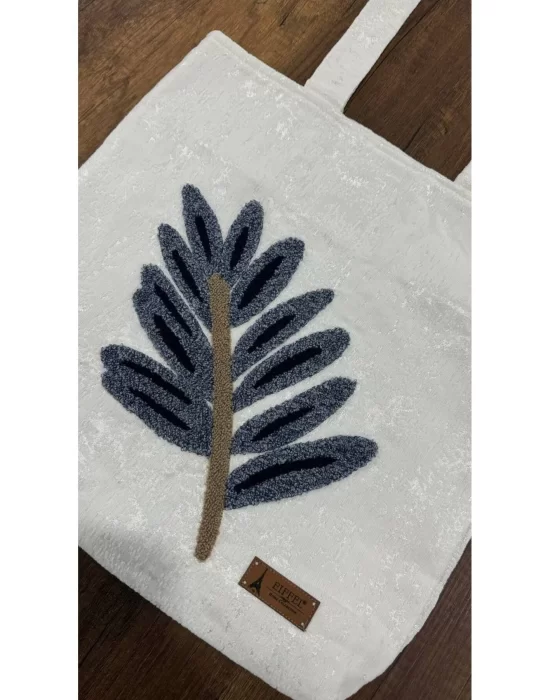 Kadın 3D Süzine Nakışlı Plaj Çantası Geniş Hacimli Yazlık Model