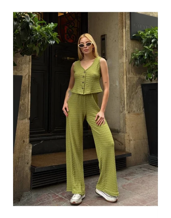 Pantolon Gofre Kumaş