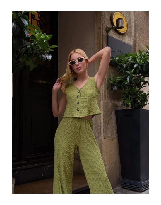 Pantolon Gofre Kumaş