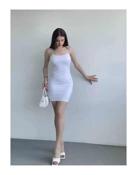 Basic Askılı Mini Elbise