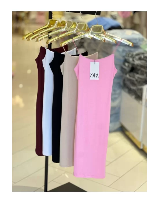 Basic Askılı Mini Elbise