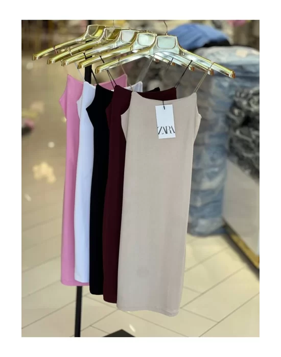 Basic Askılı Mini Elbise