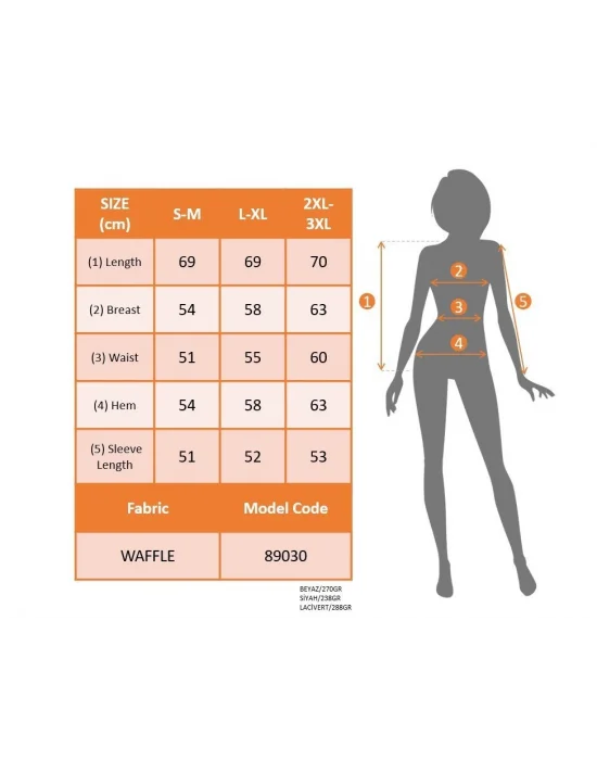 MetuCa Kadın Beyaz Çizgili V Yaka Düşük Omuz Uzun Kollu Waffle Kumaş Kazak Bluz